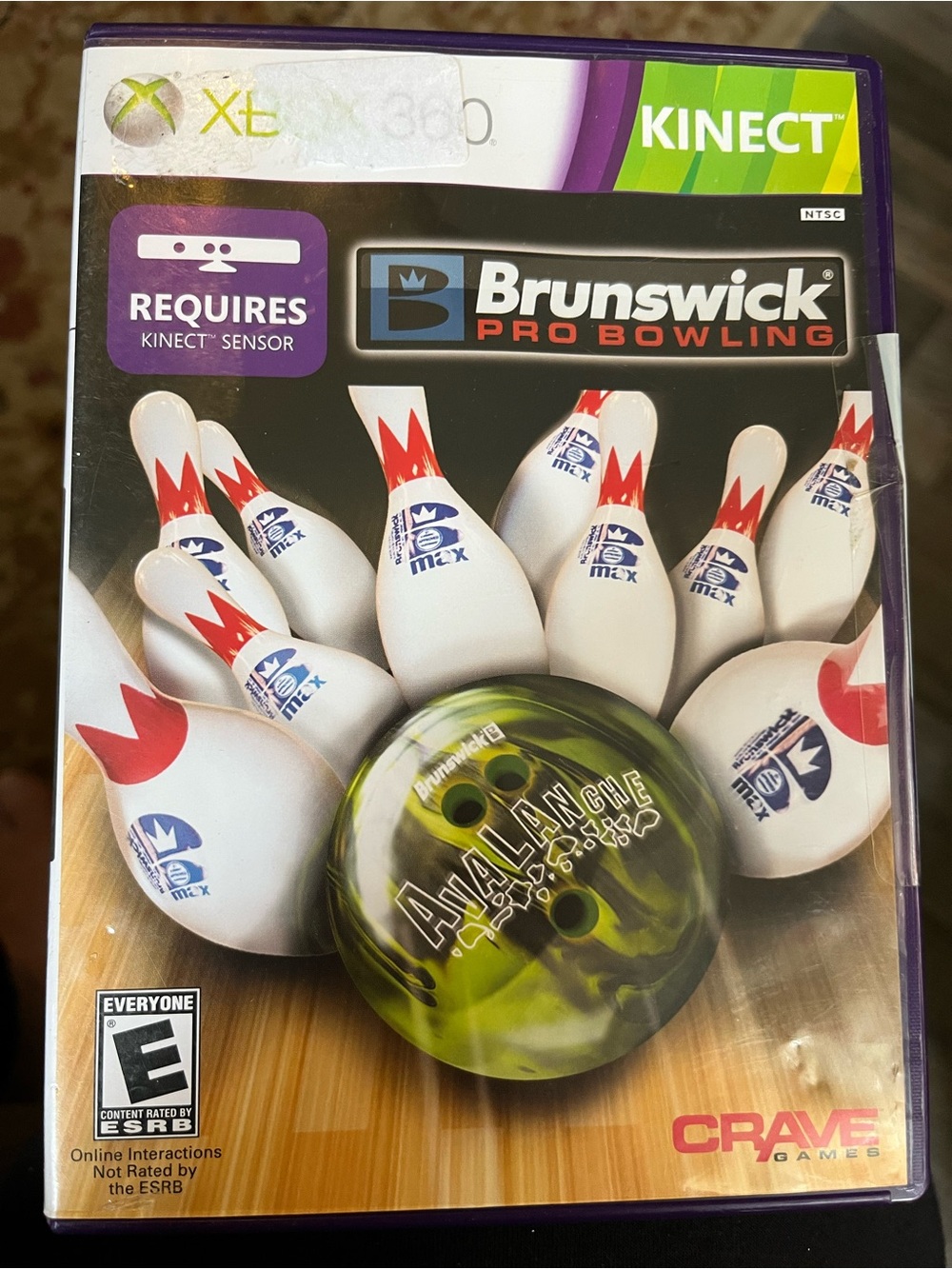 Brunswick Pro Bowling (2010) - Microsoft Xbox 360 Kinect Sports Video Game Compl